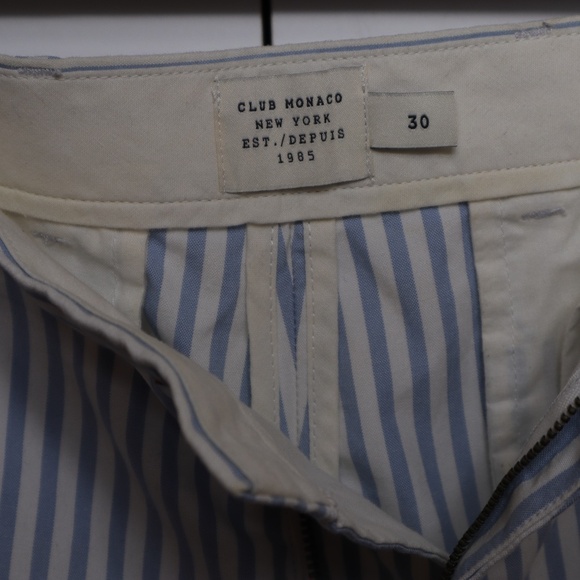Club Monaco Striped Shorts - Picture 3 of 3